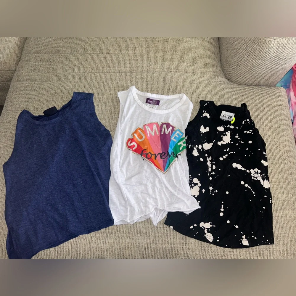 Lot of 12 tank tops for girls size 5/6 - Picture 5 of 6